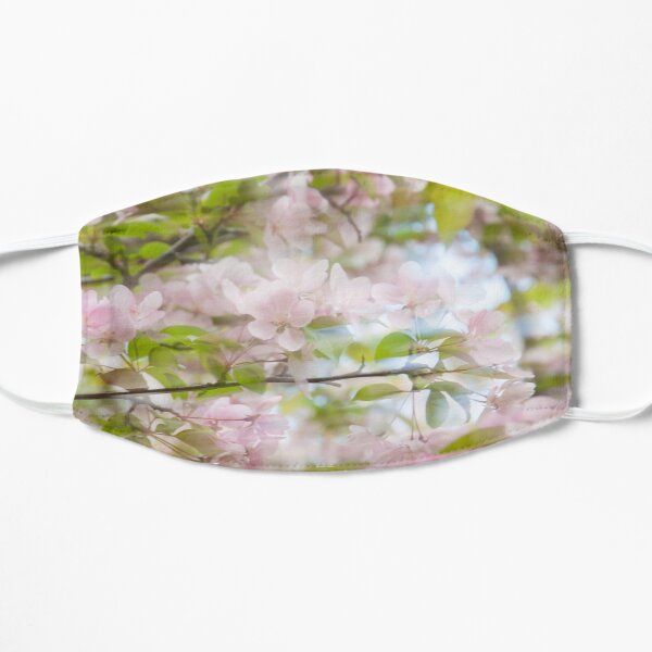 Photographie abstraite, Doux printemps, fleurs de pommier Masque sans plis