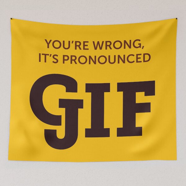 Item preview, It's Pronounced Gif  designed and sold by TheComicSlams.