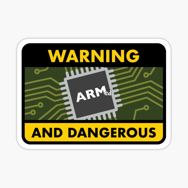 Item preview, ARMed (Chip) and Dangerous designed and sold by brainthought.