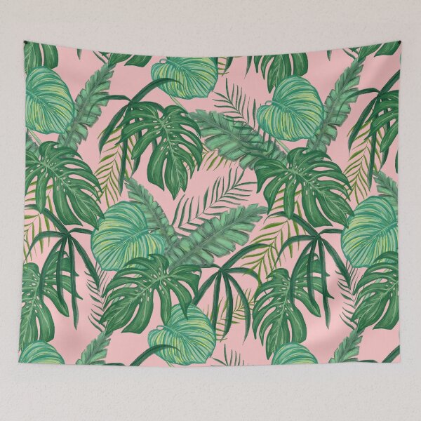 Item preview, pink palm leaves, Perspective Dream, Life style, Tropical designed and sold by Mirnamar.