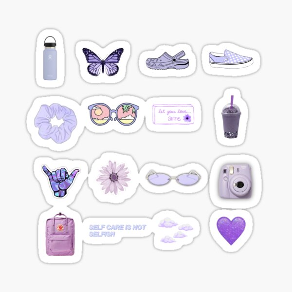 purple vsco Sticker