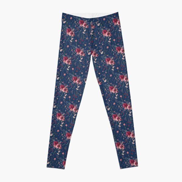 Item preview, Autumn Florals Navy Tatra Cottage designed and sold by TatraCottage.