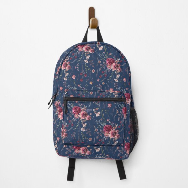 Item preview, Autumn Florals Navy Tatra Cottage designed and sold by TatraCottage.