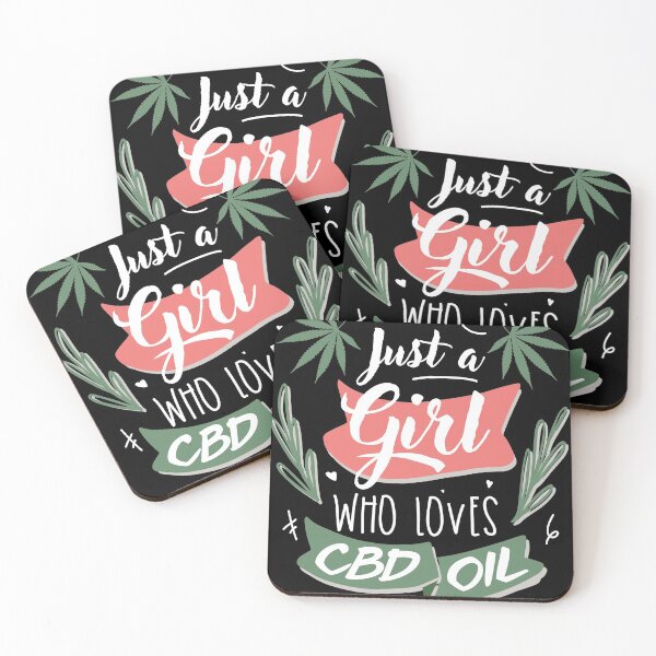 Item preview, CBD Oil Lover Gift design Just A Girl Who Loves CBD print designed and sold by Lisbob.