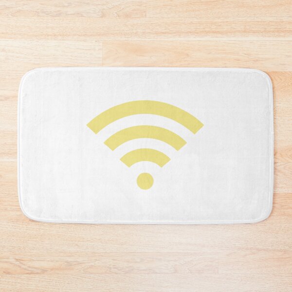 Item preview, Yellow Wifi Sticker designed and sold by hacetalor.