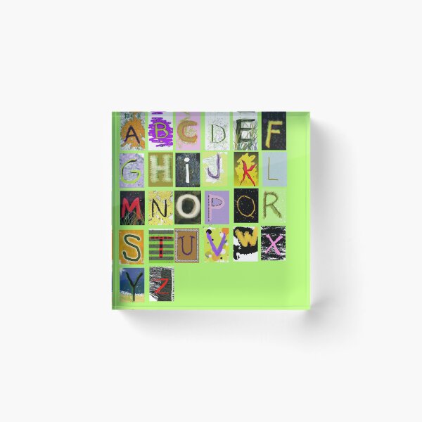 Item preview, ALPHABET designed and sold by StellaLunaFilms.