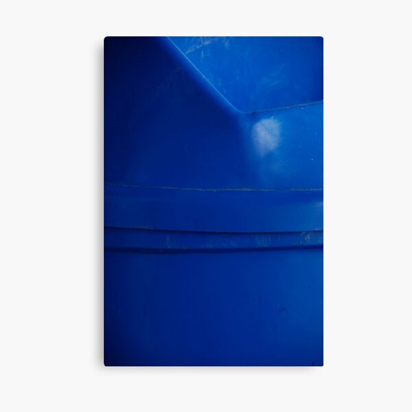 Blue Bin Canvas Print