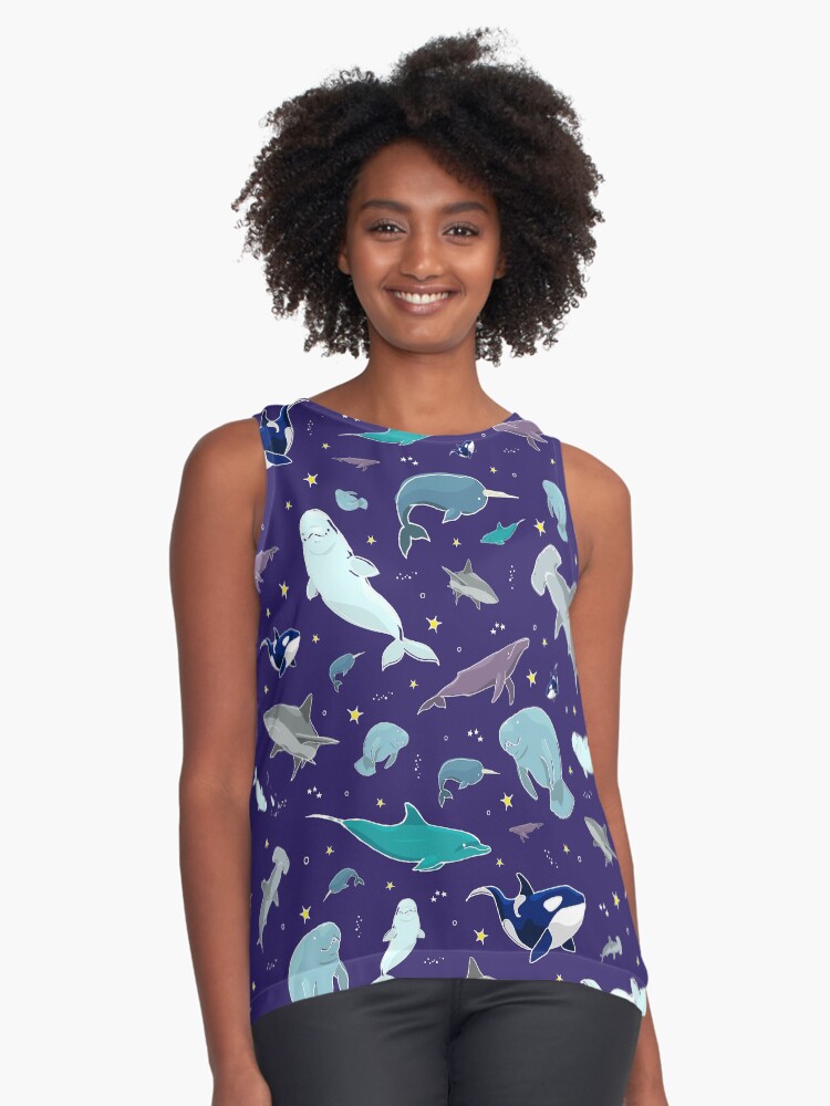 Vista previa del artículo con la obra «Blusa sin mangas», diseñado y vendido por Nemki.