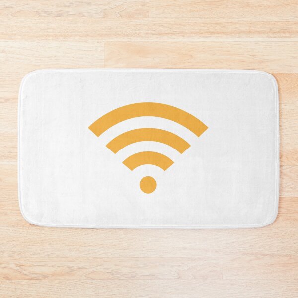 Item preview, Orange Wifi Sticker designed and sold by hacetalor.