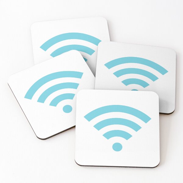 Item preview, Blue Wifi Sticker designed and sold by hacetalor.
