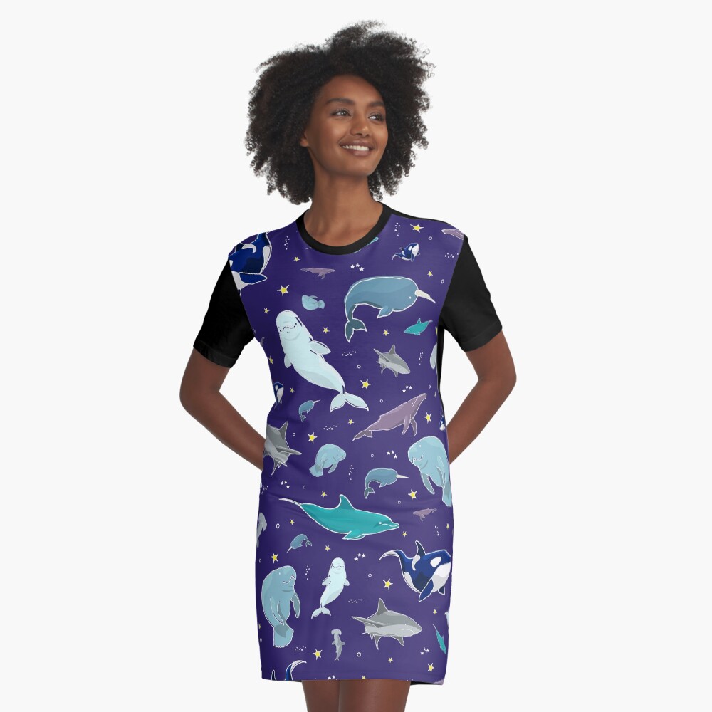 Vista previa del artículo con la obra «Vestido camiseta», diseñado y vendido por Nemki.