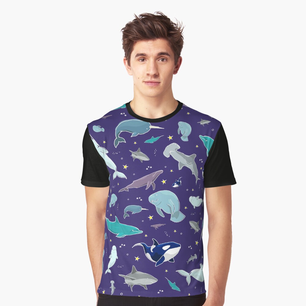 Vista previa del artículo con la obra «Camiseta gráfica», diseñado y vendido por Nemki.