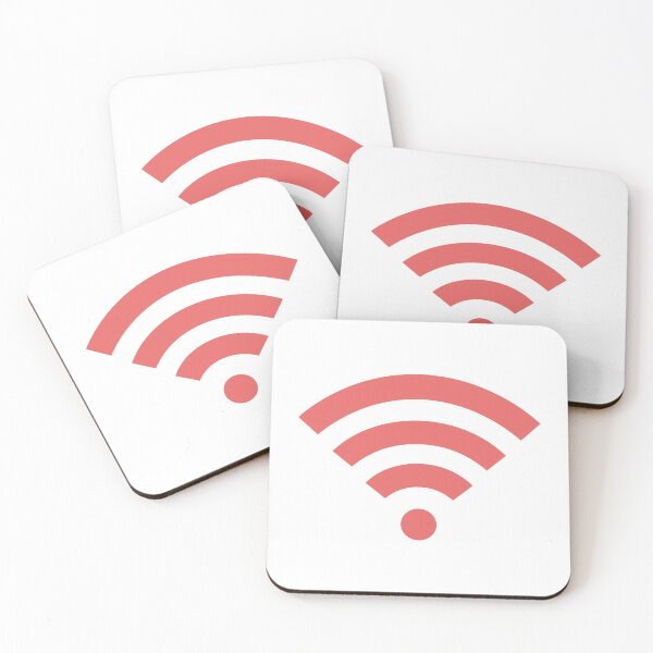 Item preview, Red Wifi Sticker designed and sold by hacetalor.