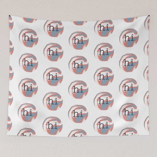 Item preview, "hi" circle designed and sold by chipkazoo.
