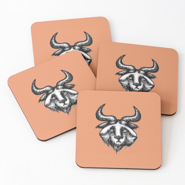 Item preview, Three-Headed Goat Icon designed and sold by jackalopefoot.