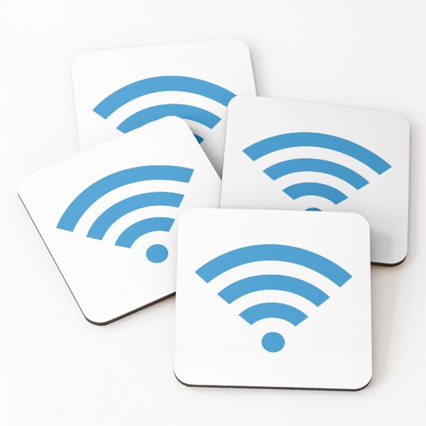 Item preview, Blue Wifi Sticker designed and sold by hacetalor.
