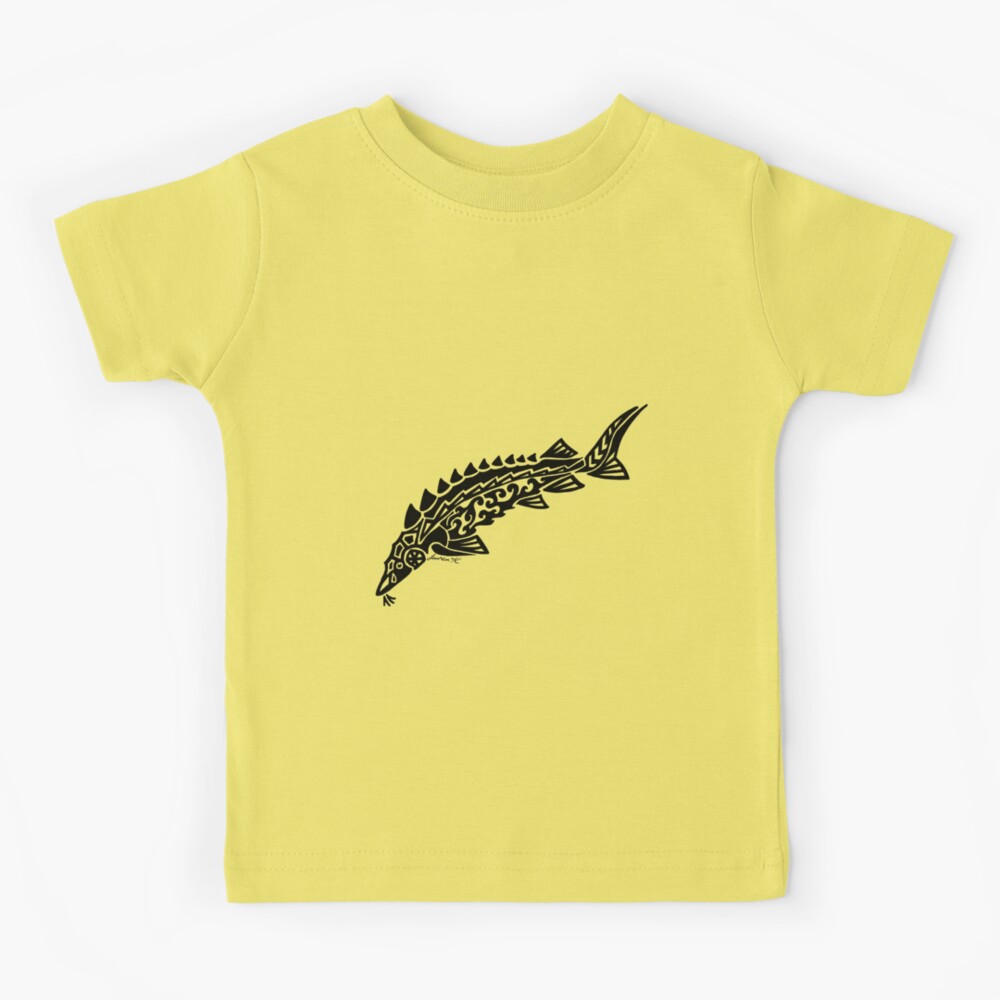 Atlantic Sturgeon Tribal Design | Kids T-Shirt