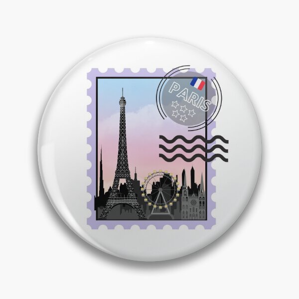 Item preview, Paris Postage Stamp designed and sold by Laura Montalvo.