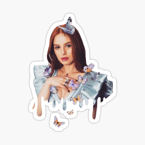 Madelaine Petsch - Schmetterlingstropfenentwurf Sticker