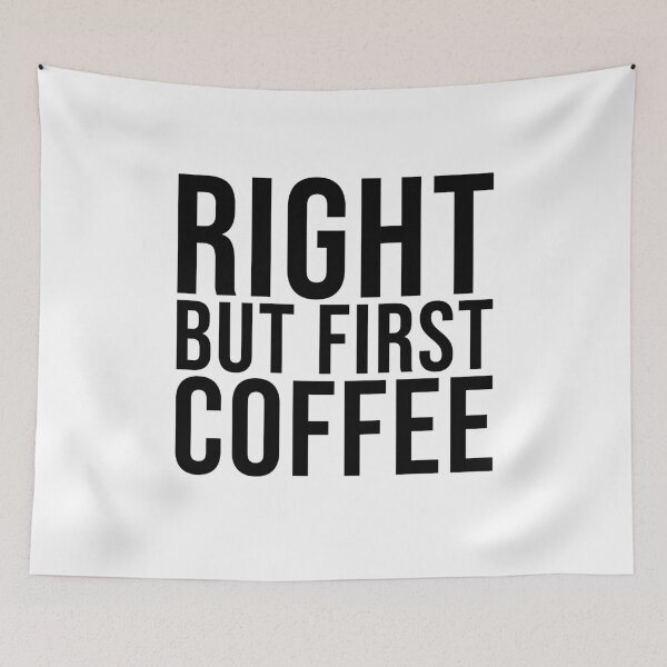 Item preview, right but first coffee #1 designed and sold by htmxrxs.