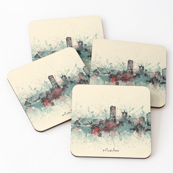 Item preview, milwaukee skyline designed and sold by BekimART2.