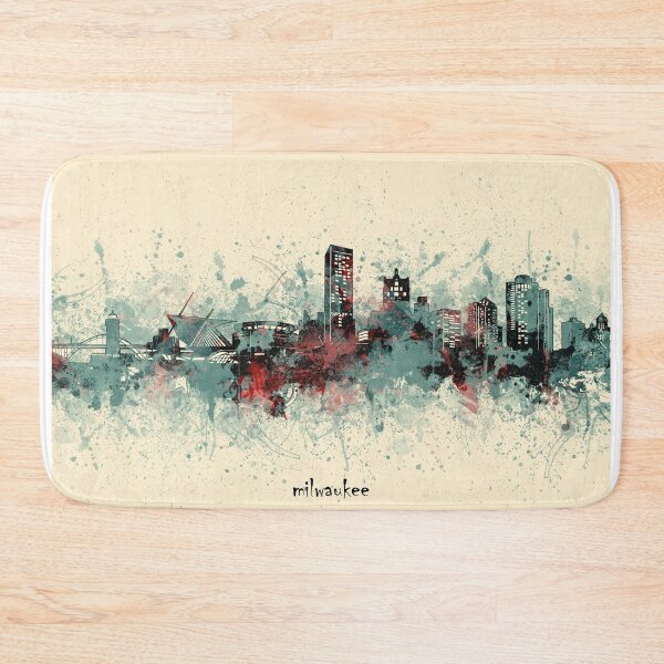 Item preview, milwaukee skyline designed and sold by BekimART2.