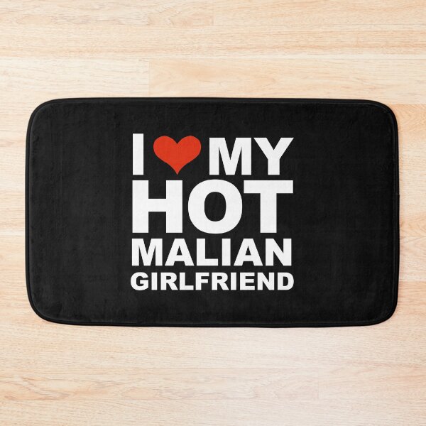 Item preview, I Love my hot Malian Girlfriend Valentine's Day Mali designed and sold by losttribe.