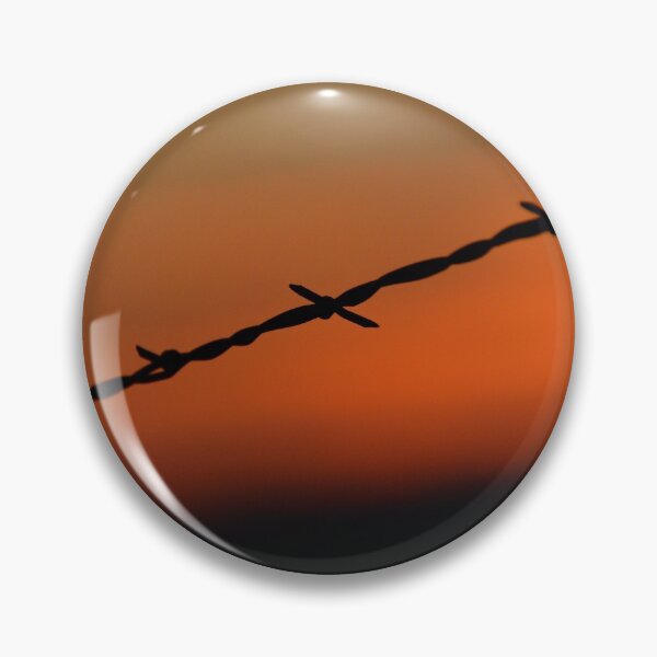 Item preview, Barbed wire in sunset designed and sold by Ken Macune.