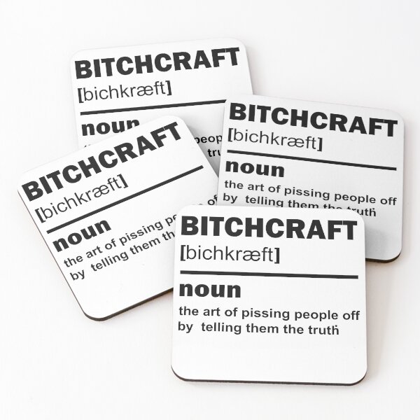 Item preview, Bitchcrafting definition for strong ladies designed and sold by TheMattDesigns.