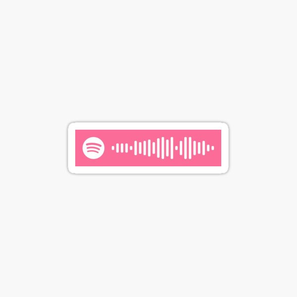 Sweater Weather Spotify Code Sticker
