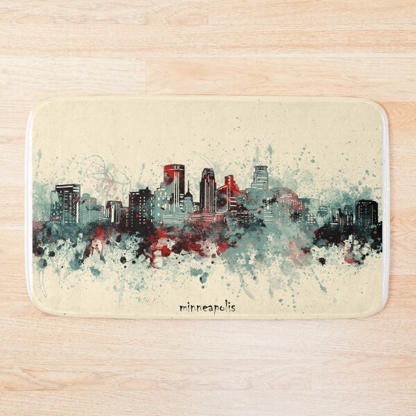 Item preview, minneapolis skyline designed and sold by BekimART2.