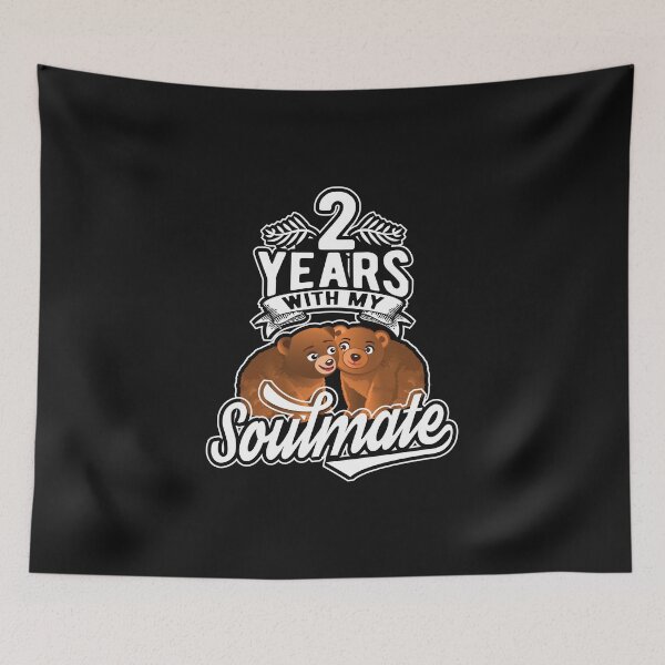 Item preview, 2 years with my soulmate designed and sold by Cutebutfunny.