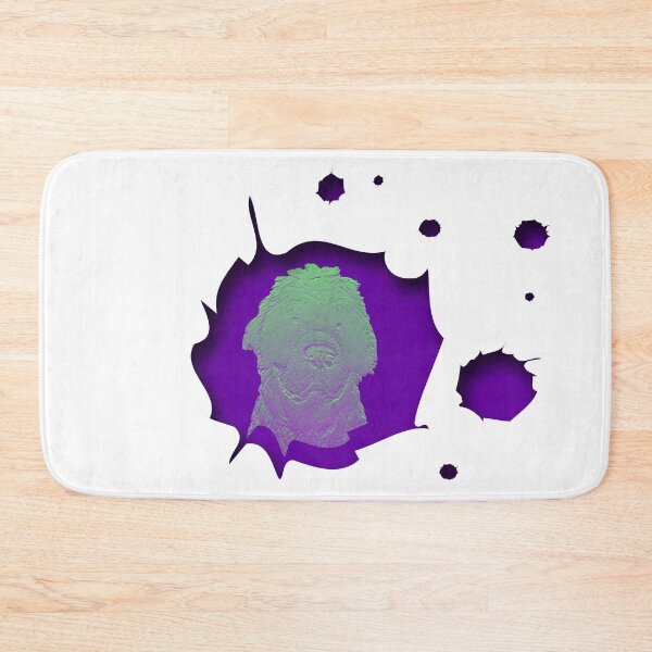 Item preview, Newfoundland dog purple designed and sold by Moonyflower.