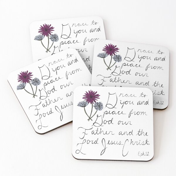 Item preview, Ephesians 1:2 grace and peace from God designed and sold by Mustard-Seeds.