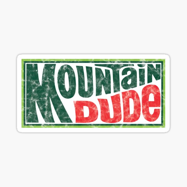 Mountain Dude Sticker