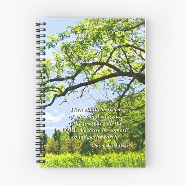 Item preview, Chronicles 1 16:33 Then Shall the Trees designed and sold by Susan Savad.