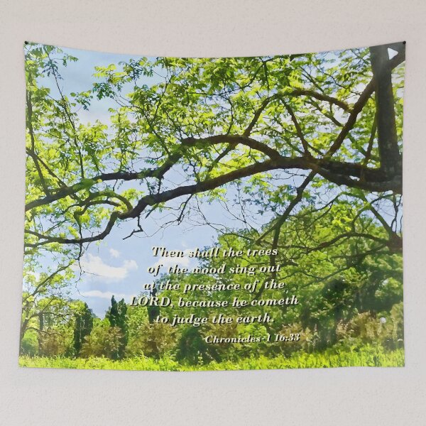 Item preview, Chronicles 1 16:33 Then Shall the Trees designed and sold by Susan Savad.