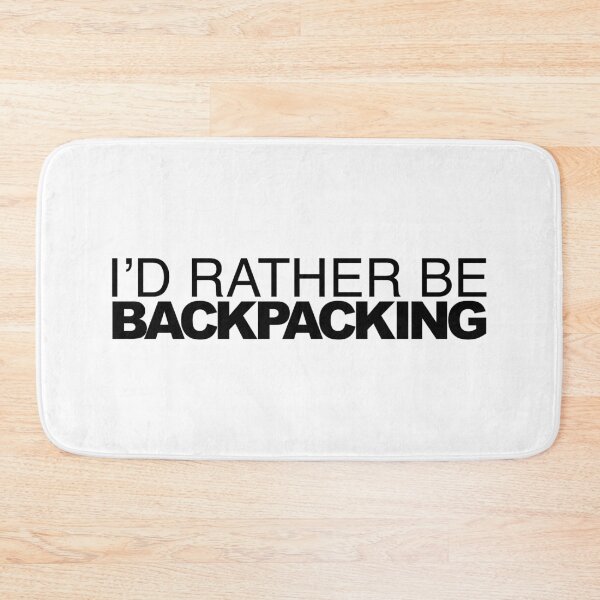 Item preview, Id rather be Backpacking designed and sold by LudlumDesign.