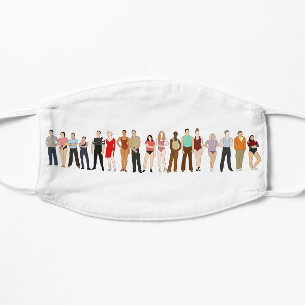 A Chorus Line- Line Vector Art Flat Mask