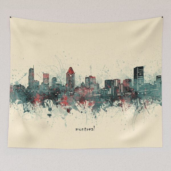 Item preview, montreal skyline designed and sold by BekimART2.