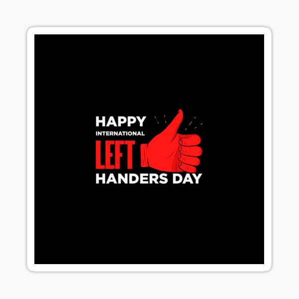 Left Handed Person Gifts Proud Lefty Left Hander' Sticker