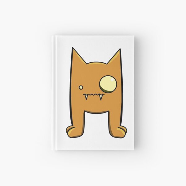 Orange Demon Friend Hardcover Journal