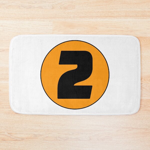 Item preview, 2 Racing Number Orange Race Car Track # designed and sold by DESTINATIONS DECAL.
