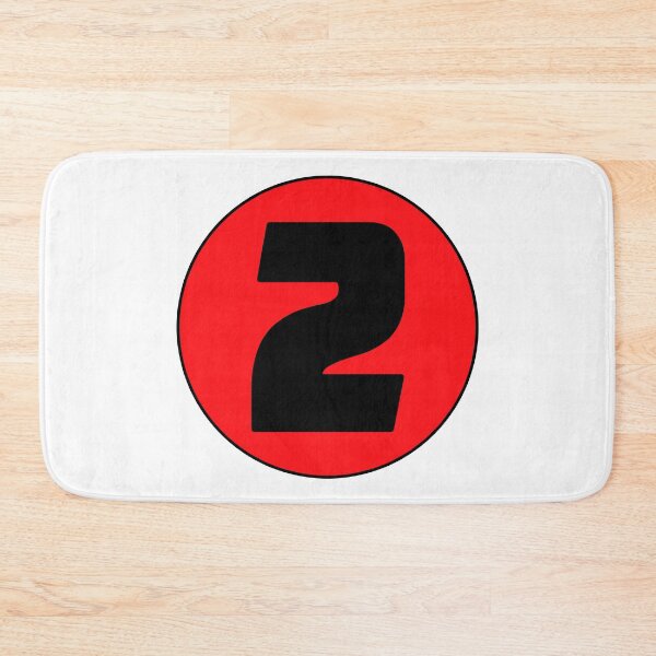 Item preview, 2 Racing Number Red Race Car Track # designed and sold by DESTINATIONS DECAL.