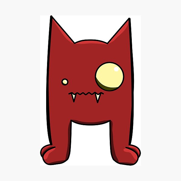 Red Demon Friend Photographic Print