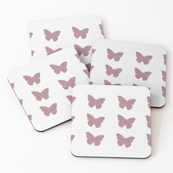 Item preview, red glitter butterfly sticker pack designed and sold by vanessapavita.