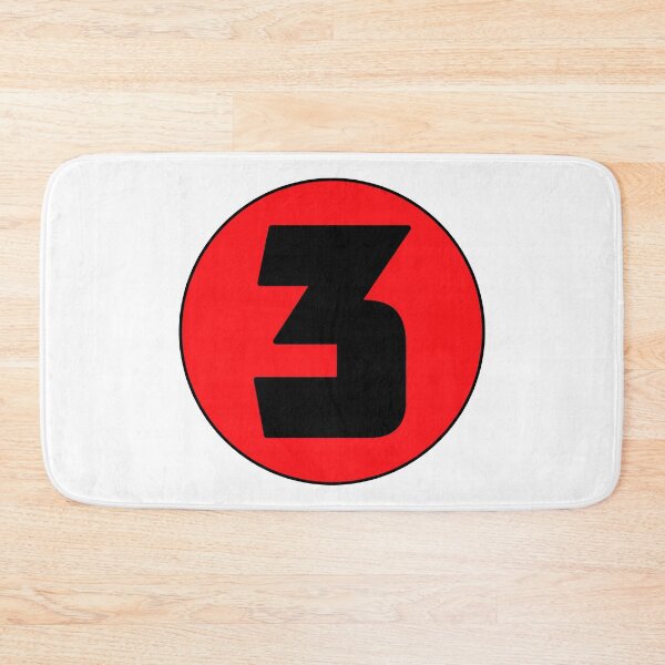 Item preview, 3 Racing Number Red Race Car Track # designed and sold by DESTINATIONS DECAL.