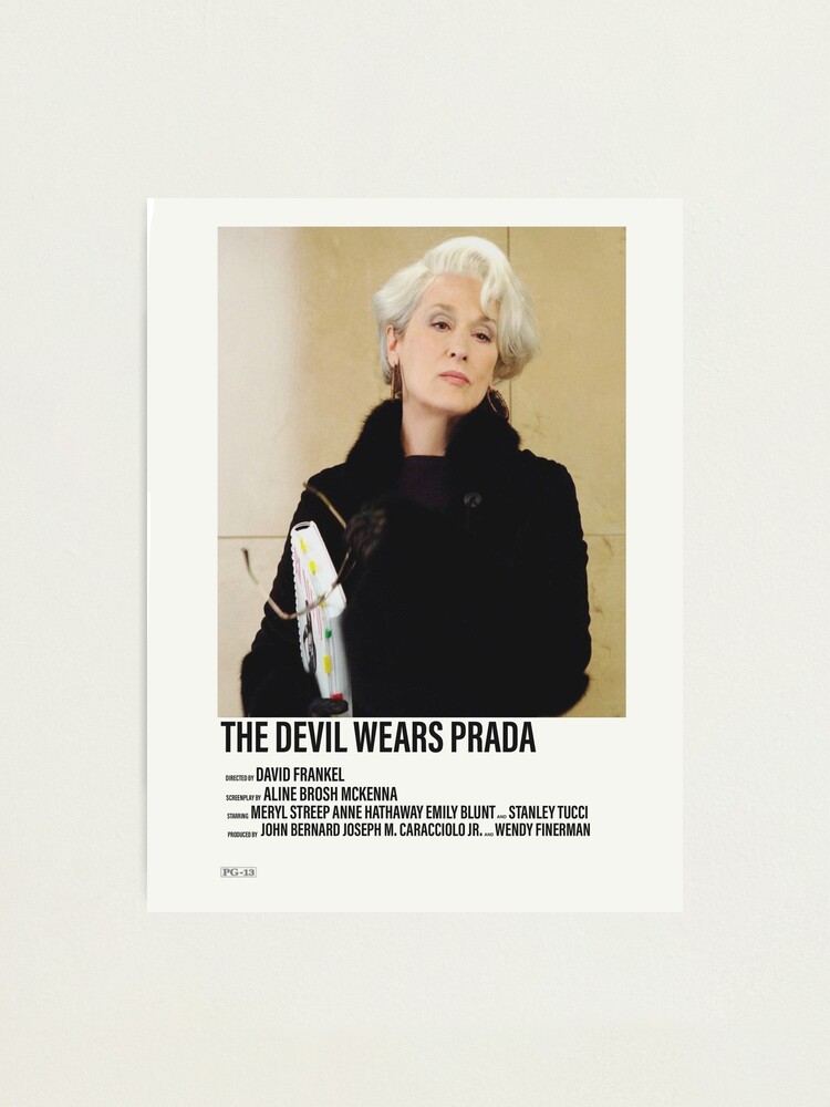 Impression Photo Le Diable S Habille En Prada Par Ordinarythings Redbubble