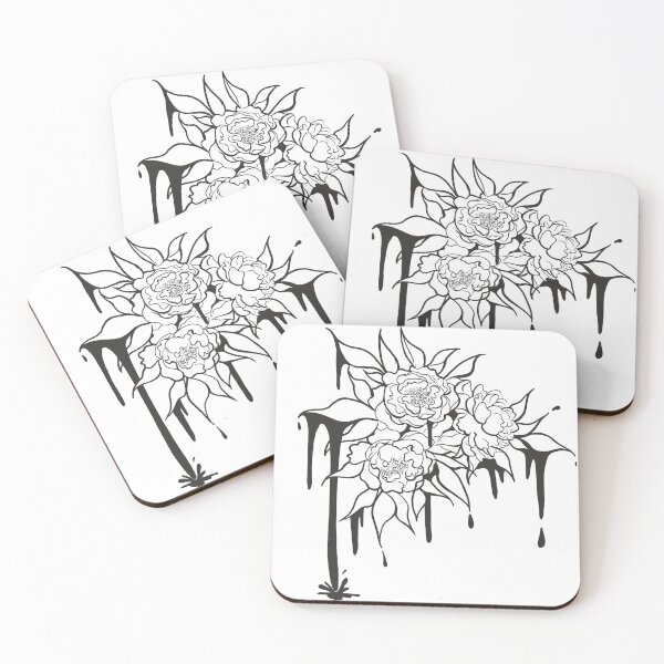 Item preview, Peoni Drip Line Art designed and sold by Rebapaints.