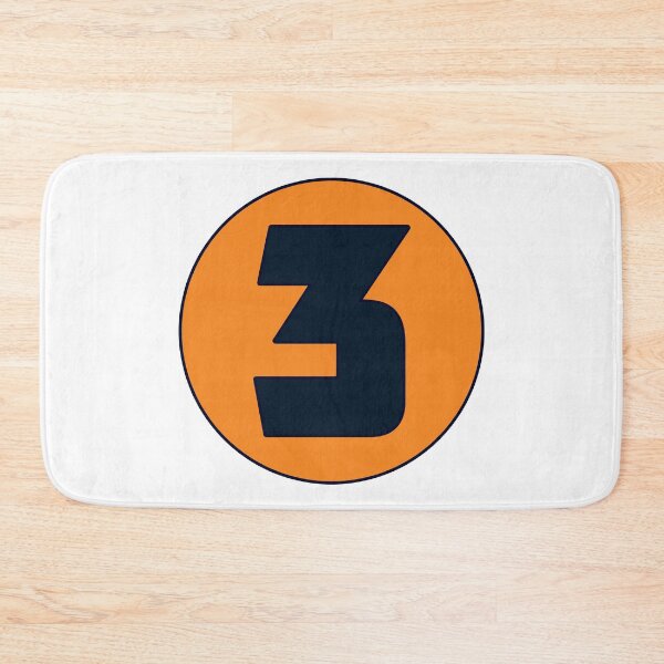 Item preview, 3 Racing Number Orange Race Car Track # designed and sold by DESTINATIONS DECAL.